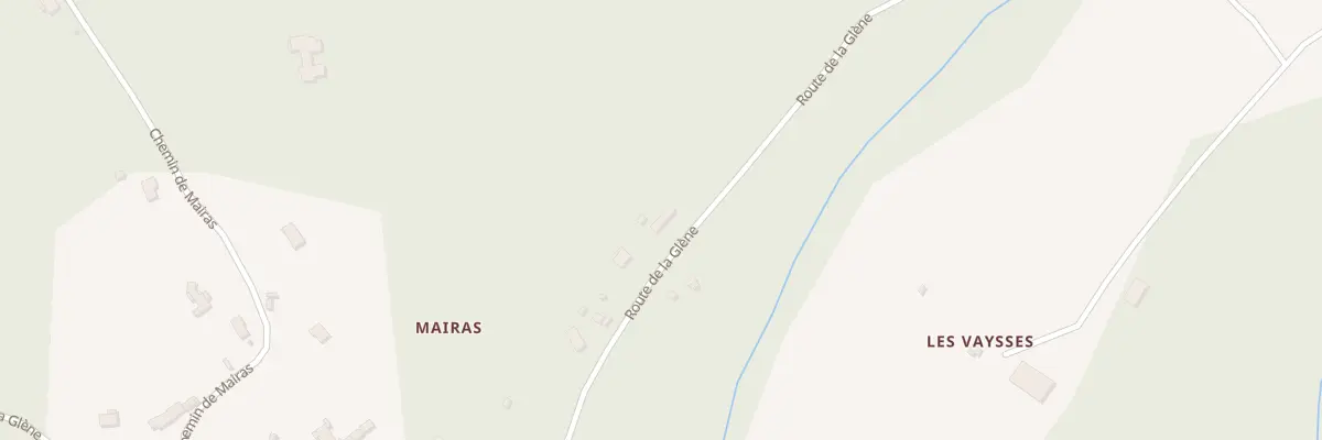 Plan du 219 Rte de La Glène à Burlats