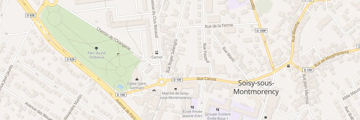 Plan du 4 Rue Roger Salengro à Soisy-sous-Montmorency