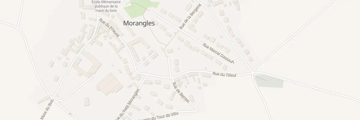 Plan du 16 Imp de la Ferme à Morangles