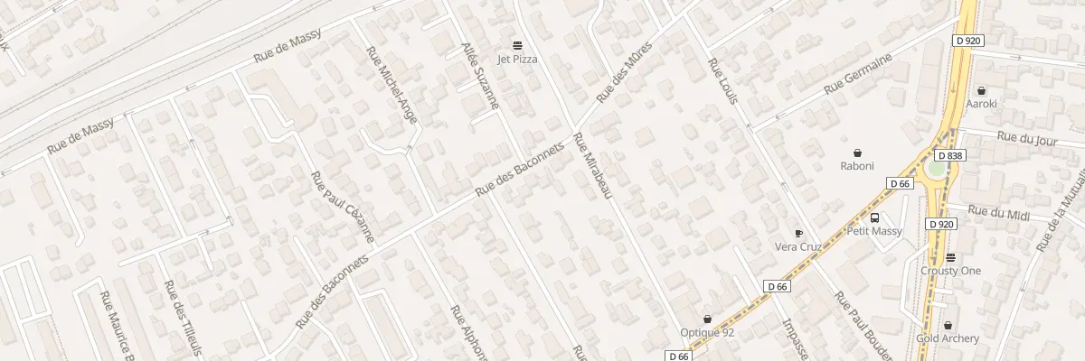 Plan du 7B Rue des Baconnets à Antony