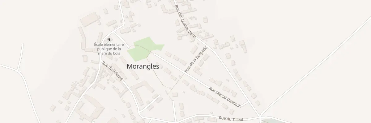 Plan du 23 Rue Marcel Dassault à Morangles