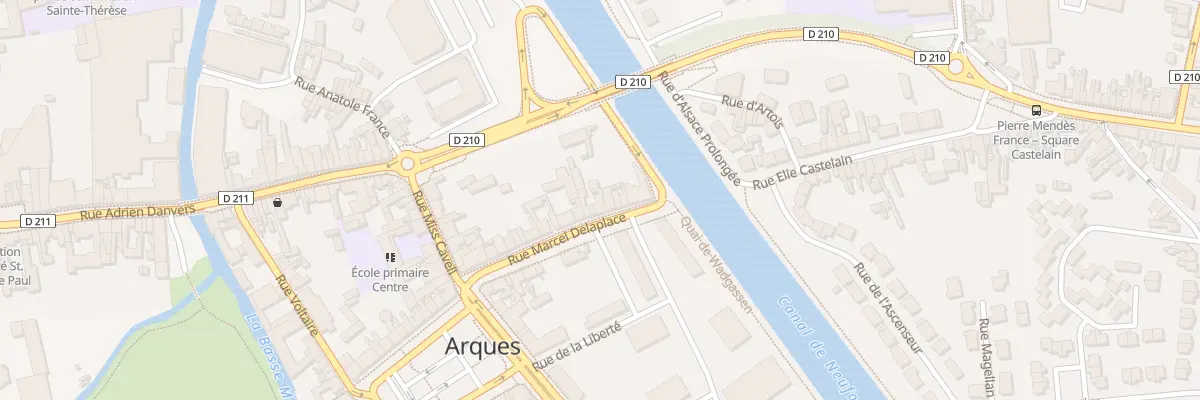 Plan du 23B Rue Marcel Delaplace à Arques