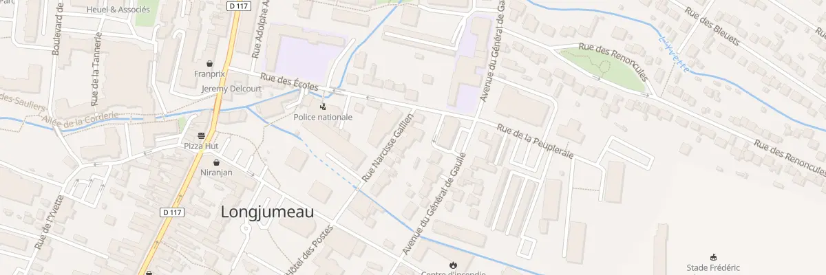 Plan du 18 Rue des Ecoles à Longjumeau