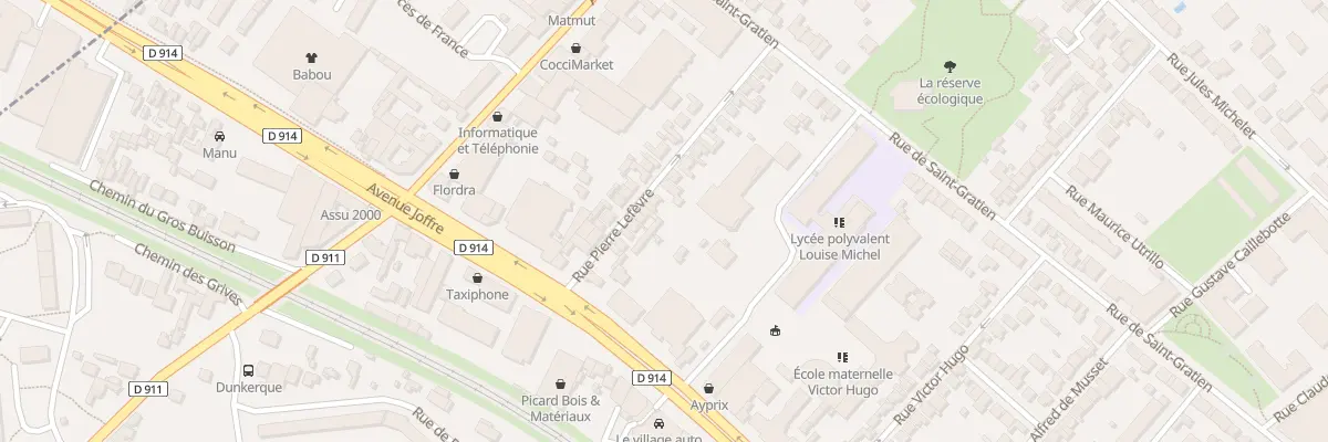 Plan du 12 Rue Pierre Lefèvre à Épinay-sur-Seine