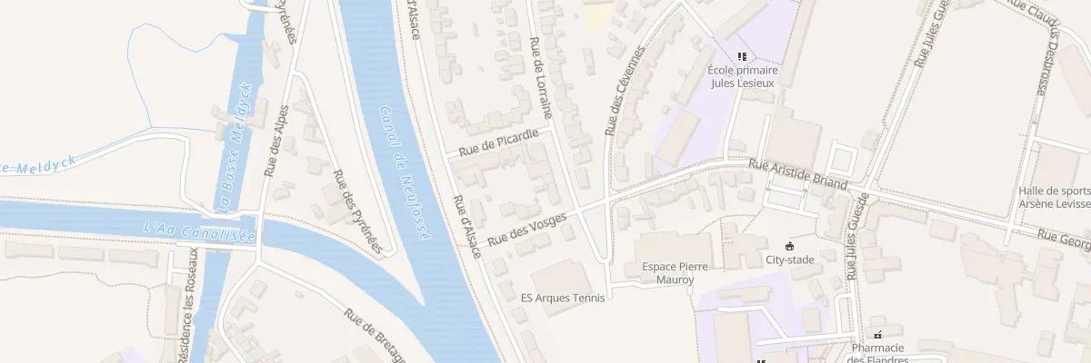 Plan du 118 Rue de Lorraine à Arques