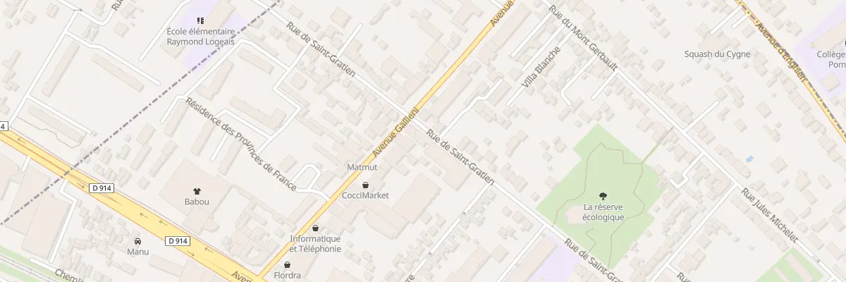 Plan du 117 Rue de Saint-Gratien à Épinay-sur-Seine