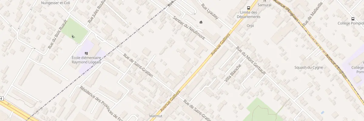 Plan du 42 Av Galliéni à Épinay-sur-Seine