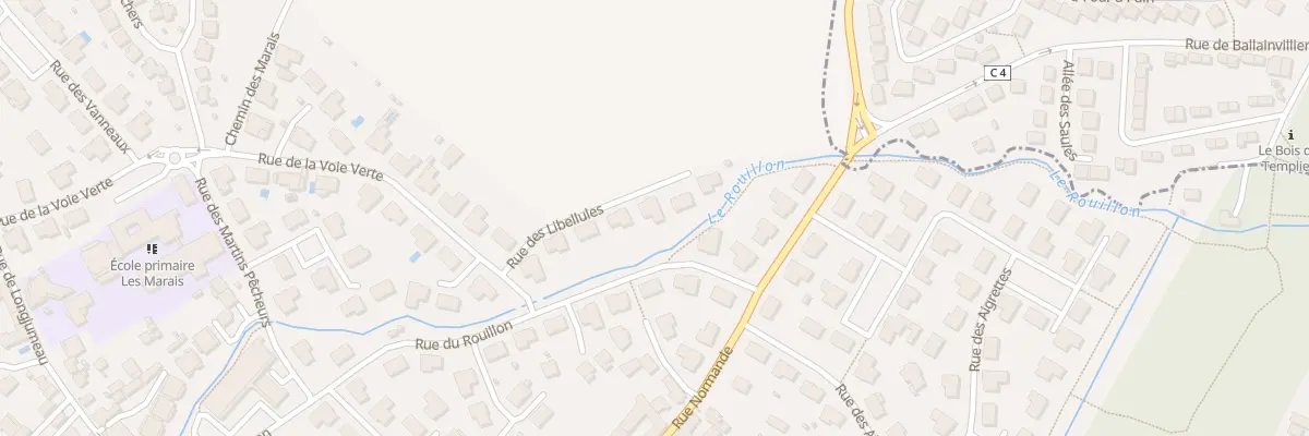 Plan du 10 Rue des Libellules à Ballainvilliers