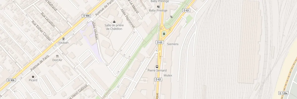 Plan du 109 Rue Pierre Sémard à Châtillon