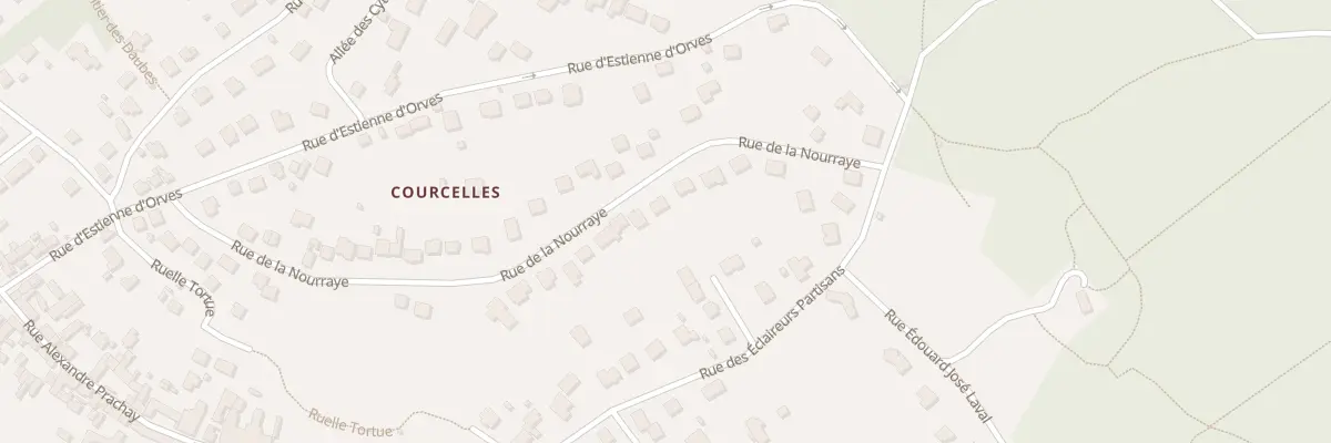 Plan du 42 Rue de la Nourraye à Presles