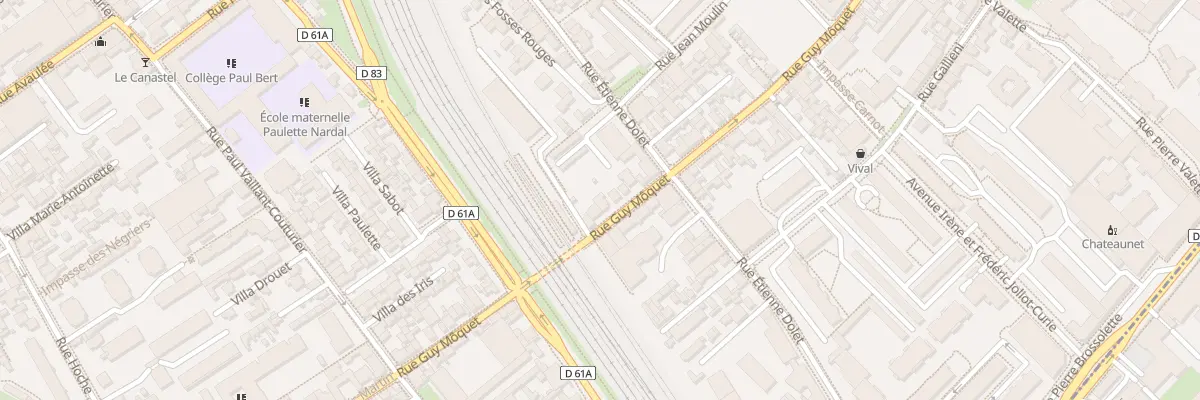 Plan du 84 Rue Guy Moquet à Malakoff
