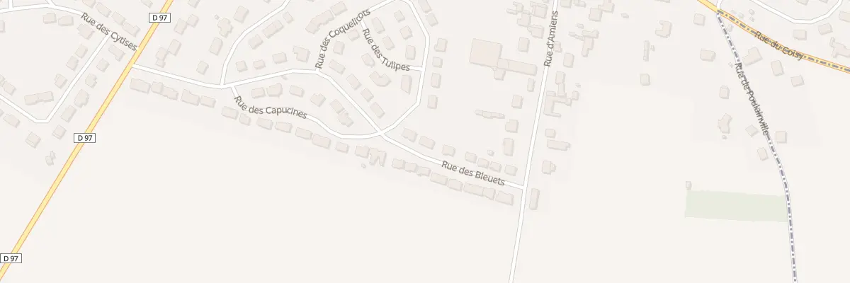 Plan du 12 Rue des Bleuets à Bertangles