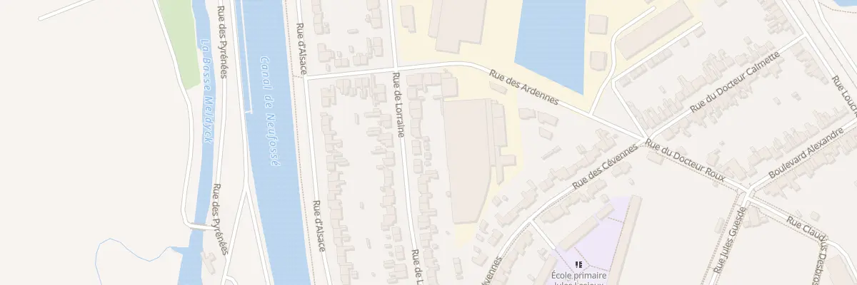 Plan du 17 Rue de Lorraine à Arques