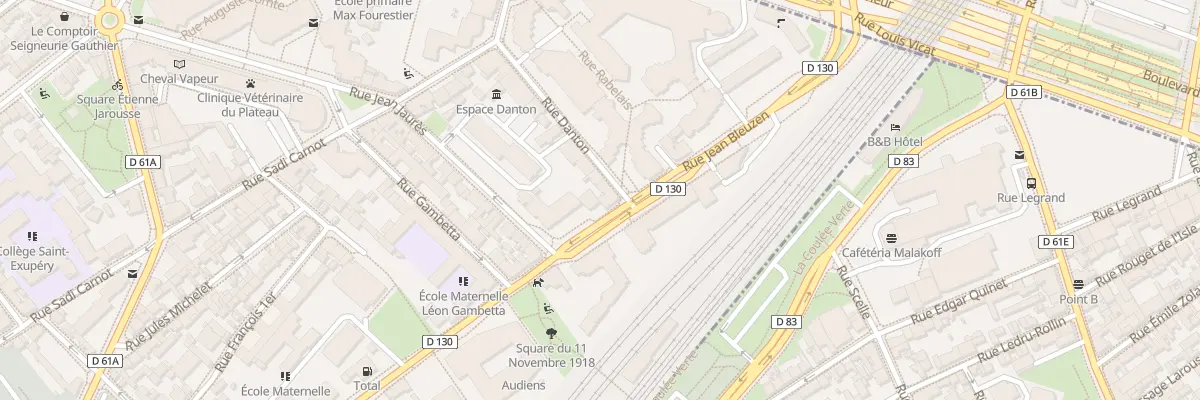 Plan du 97 Rue Jean Bleuzen à Vanves