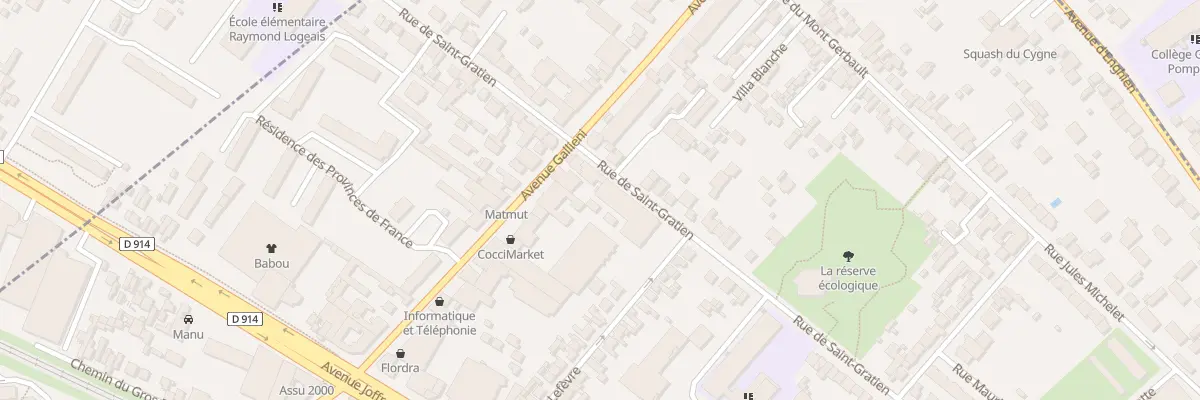 Plan du 111 Rue de Saint-Gratien à Épinay-sur-Seine