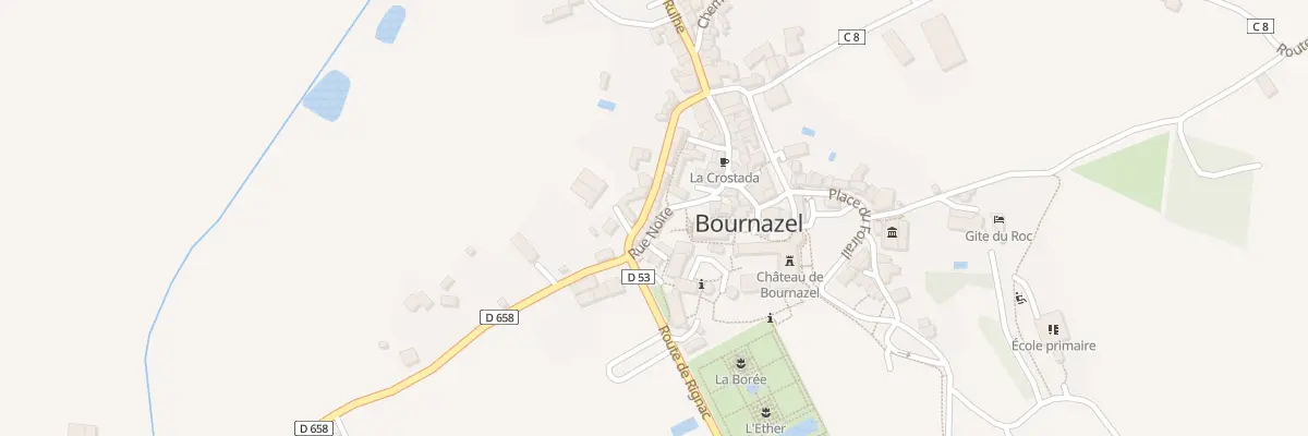 Plan du 5212 Bournazel à Bournazel