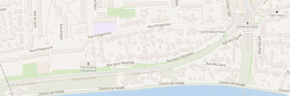 Plan du 56 Rue Henri Peronnet à Épinay-sur-Seine