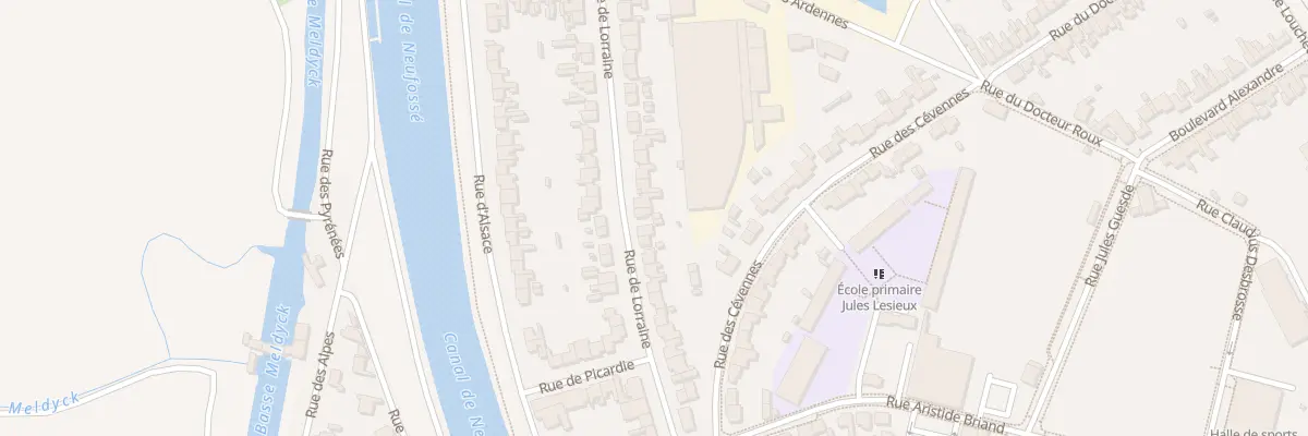 Plan du 35 Rue de Lorraine à Arques