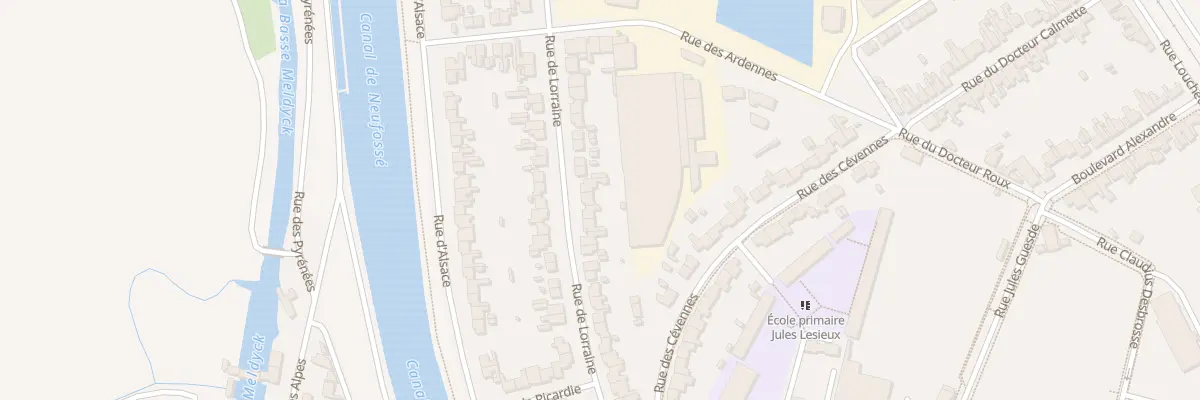 Plan du 27 Rue de Lorraine à Arques
