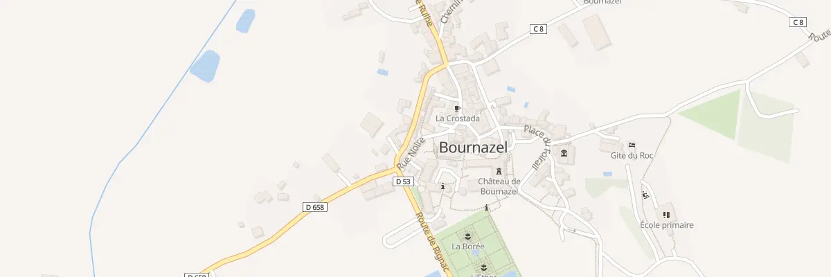 Plan du 5111 Bournazel à Bournazel