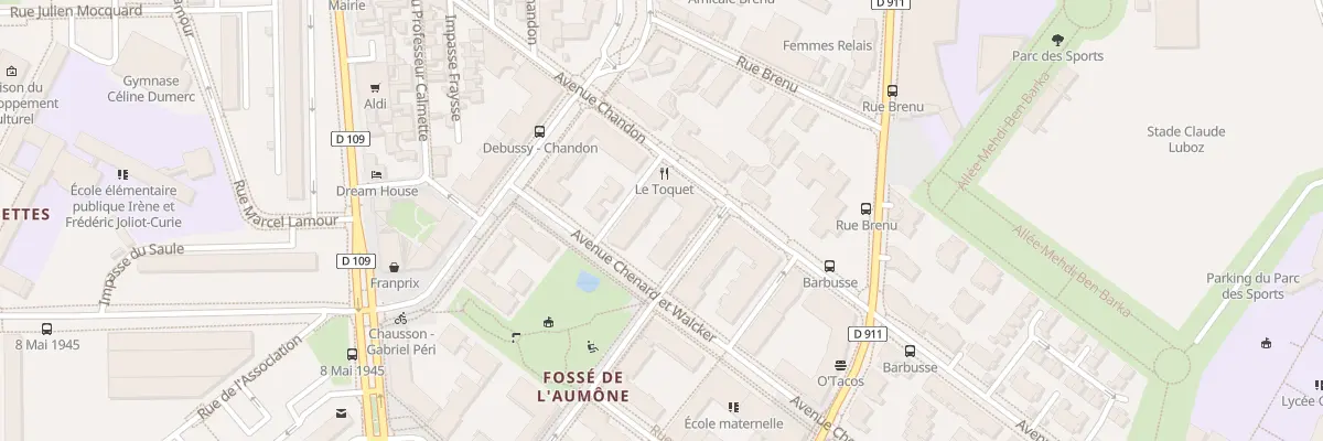 Plan du 40 Av Chandon à Gennevilliers
