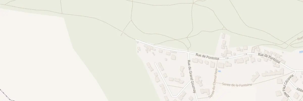 Plan du 75 Rue de Pontoise à Montsoult