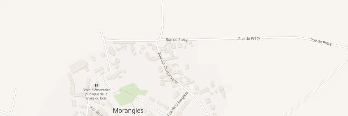 Plan du 45 Rue des Quatre Vents à Morangles