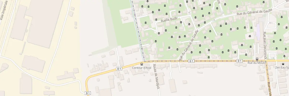 Plan du 2B Rue du Ctr du Bout d’Aval Fm à Dunkerque