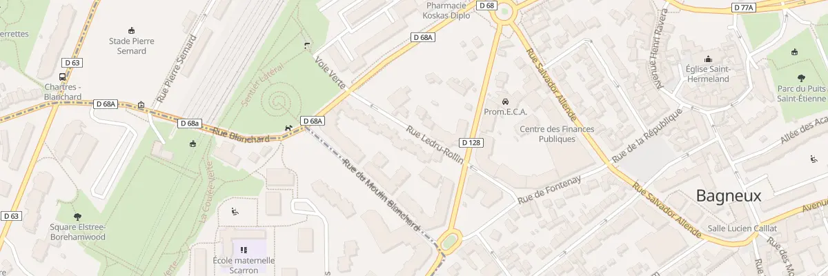 Plan du 17 Rue Ledru - Rollin à Bagneux