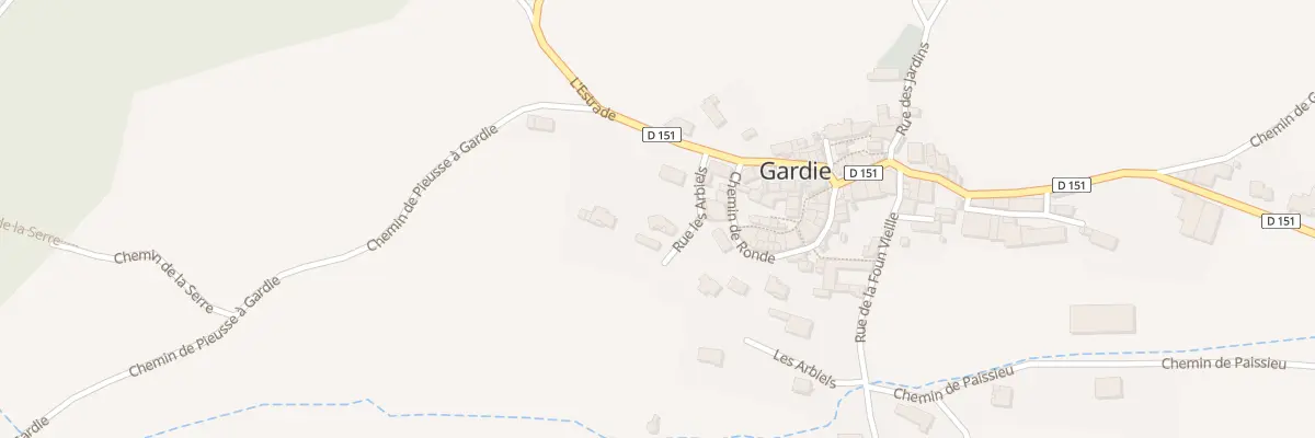 Plan du 5 Rue les Arbiels à Gardie