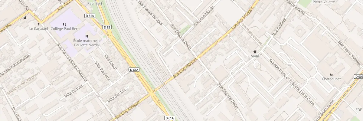 Plan du 80 Rue Guy Moquet à Malakoff