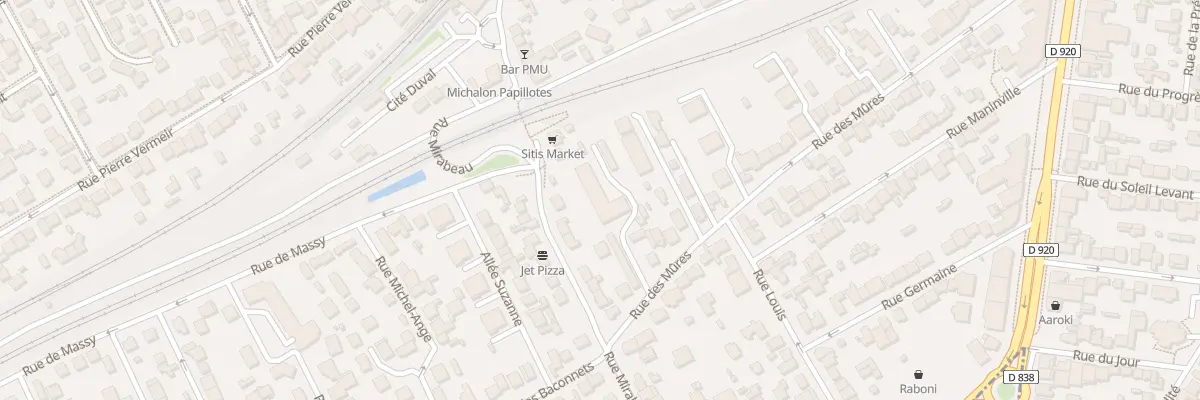 Plan du 78 Rue des Mûres à Antony