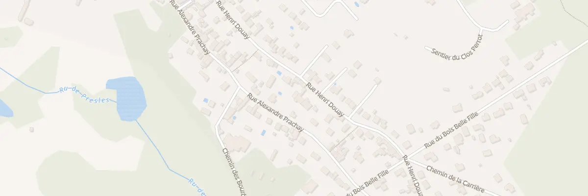 Plan du 48 Rue Alexandre Prachay à Presles