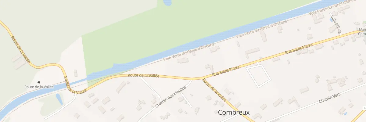 Plan du 40 Rte de la Vallée à Combreux