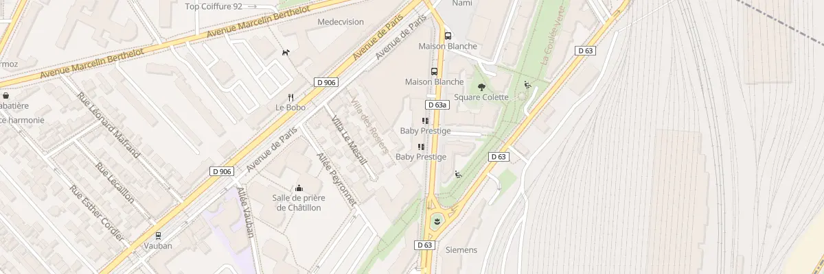 Plan du 9 Av Saint-exupéry à Châtillon