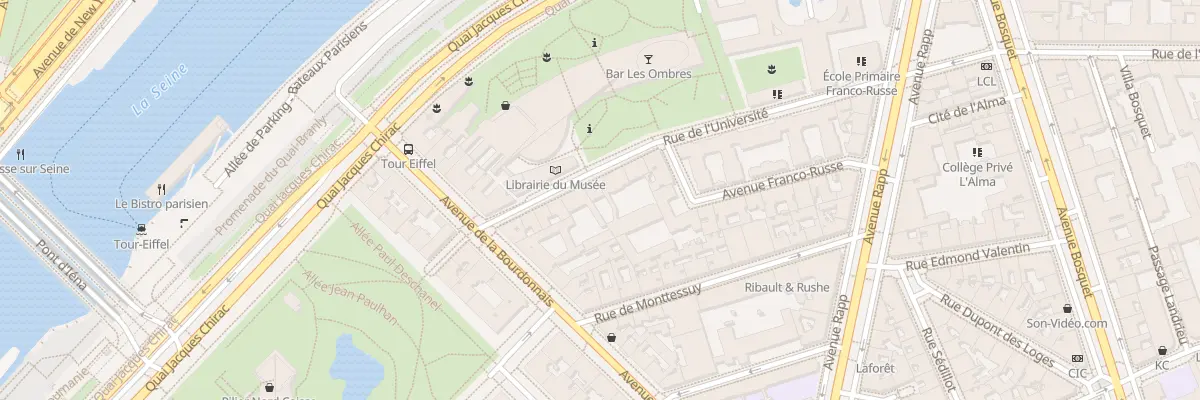 Plan du 213 Rue de l’Université à Paris 7e Arrondissement
