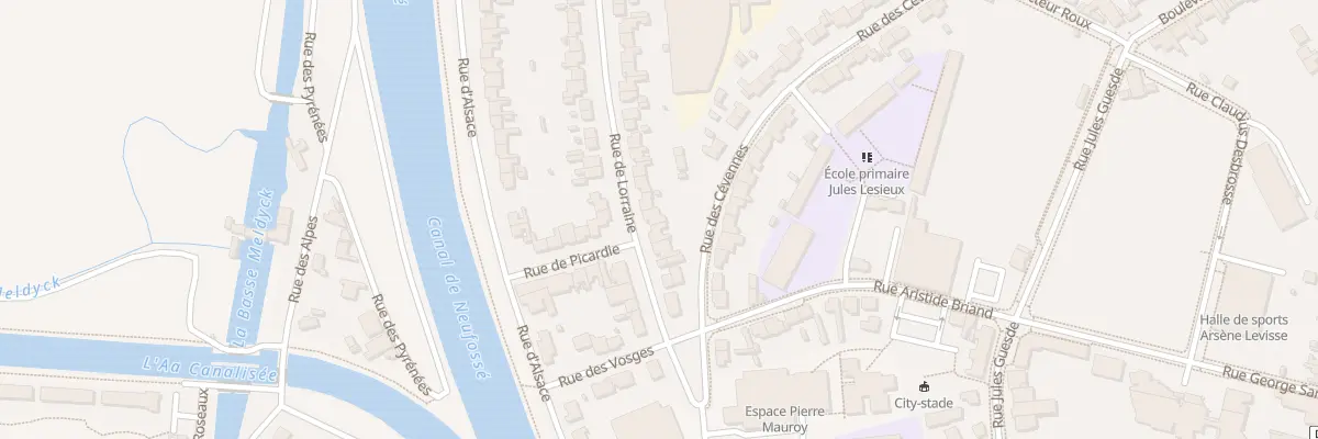 Plan du 51 Rue de Lorraine à Arques