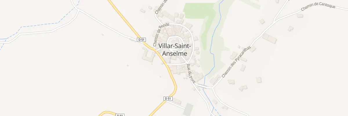 Plan du 5 Pl de la Fontaine à Villar-Saint-Anselme