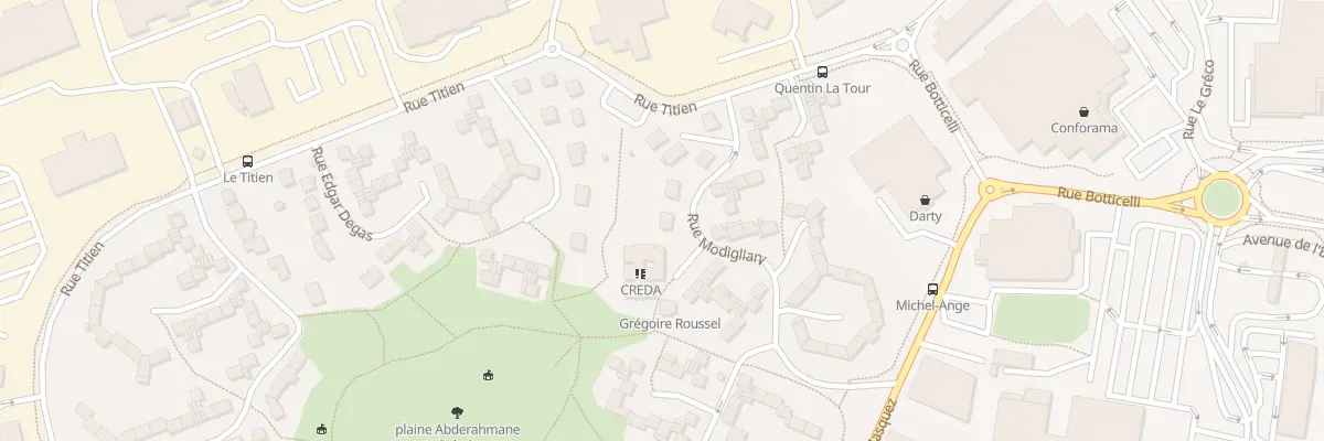 Plan du 15 Rue Modigliani à Amiens
