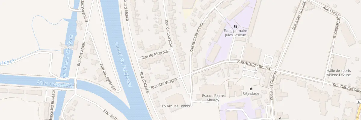 Plan du 57 Rue de Lorraine à Arques
