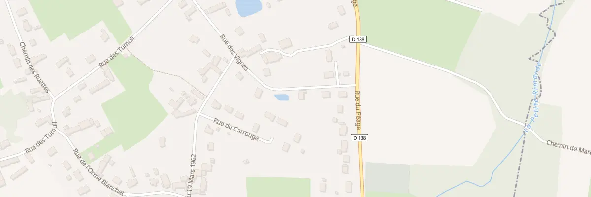 Plan du 1C Rue des Vignes à Chambon-la-Forêt