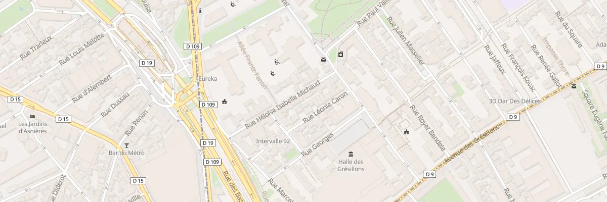 Plan du 24 Rue Heloise Michaud à Gennevilliers