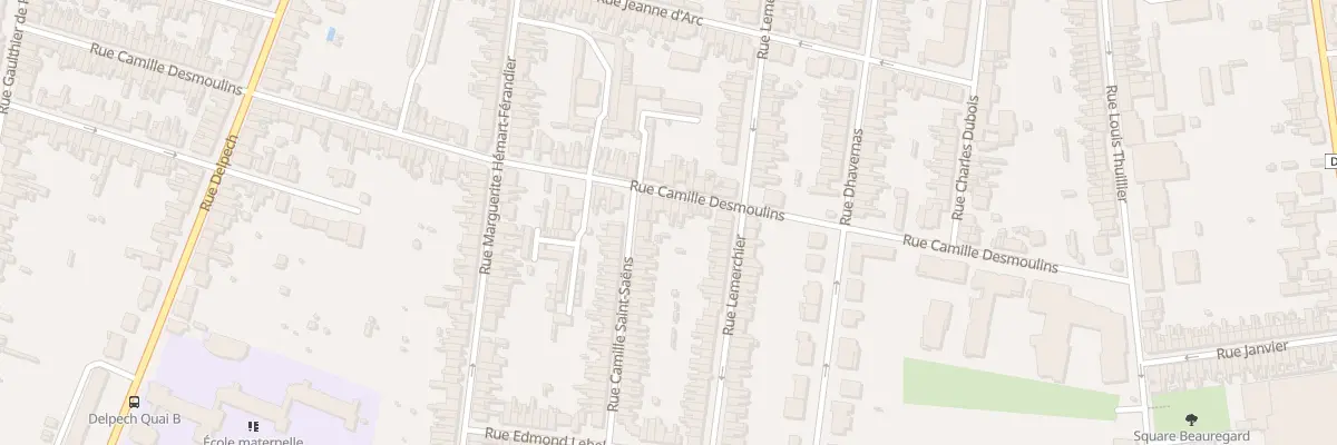 Plan du 112 Rue Camille Desmoulins à Amiens