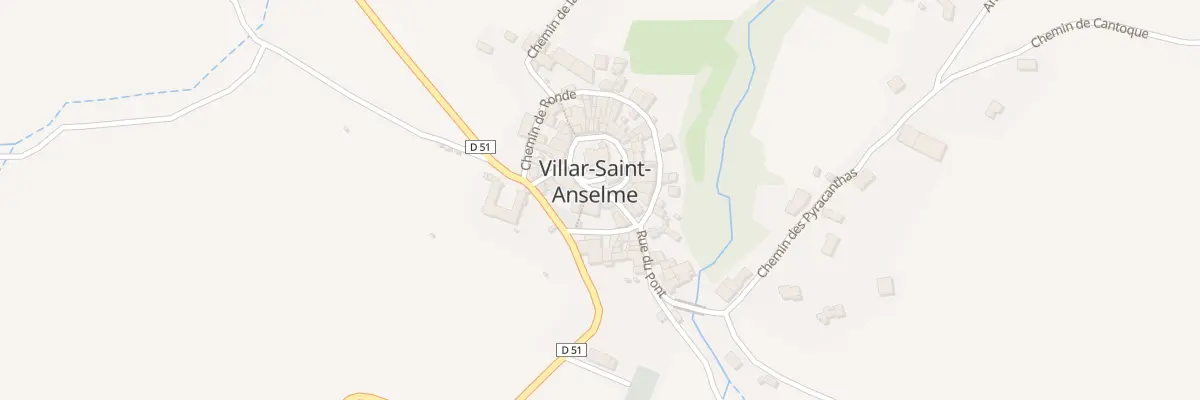 Plan du 5 Rue de la Mairie à Villar-Saint-Anselme