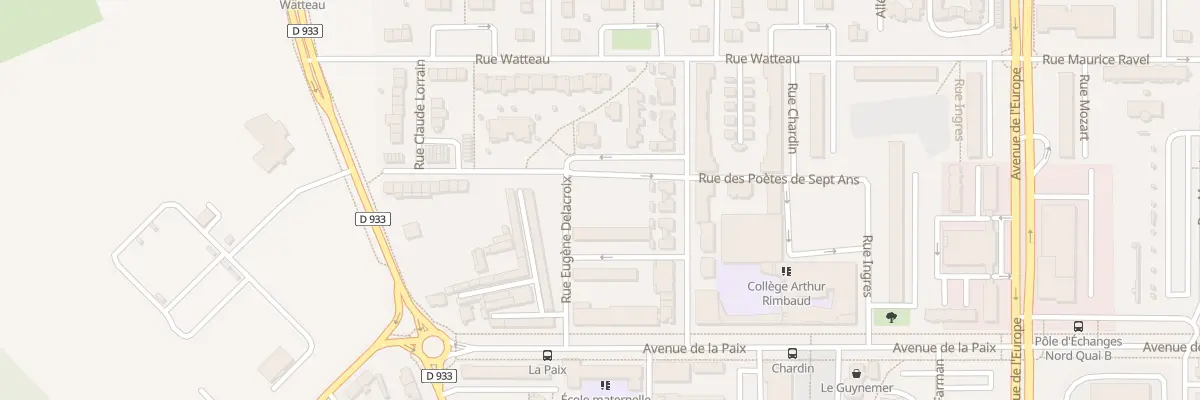 Plan du 21 Rue du Dormeur du Val à Amiens