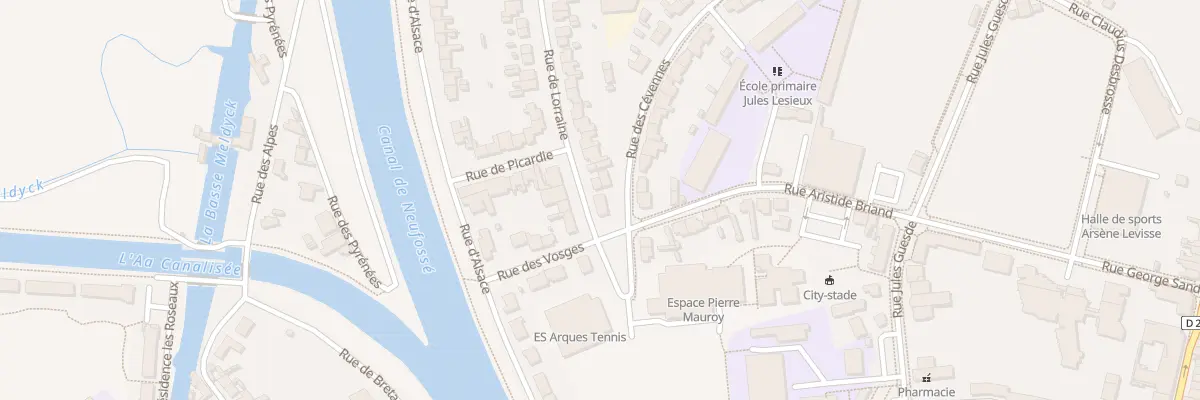 Plan du 57A Rue de Lorraine à Arques
