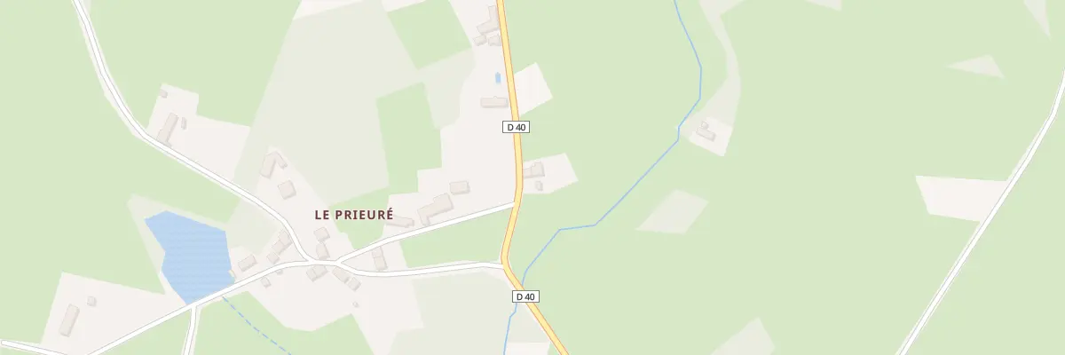 Plan du 1 Le Prieure à Saint-Domet