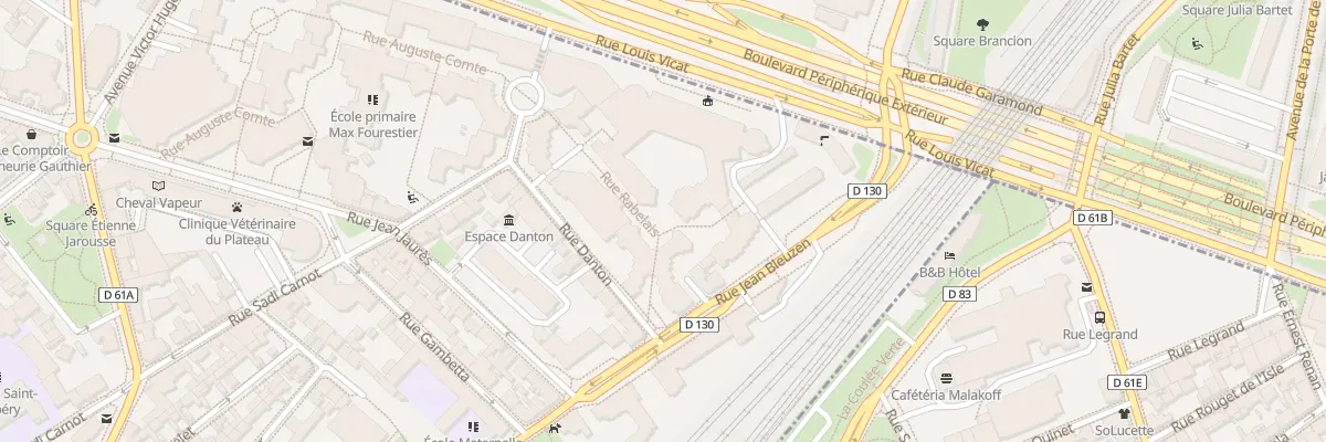 Plan du 4B Rue Rabelais à Vanves