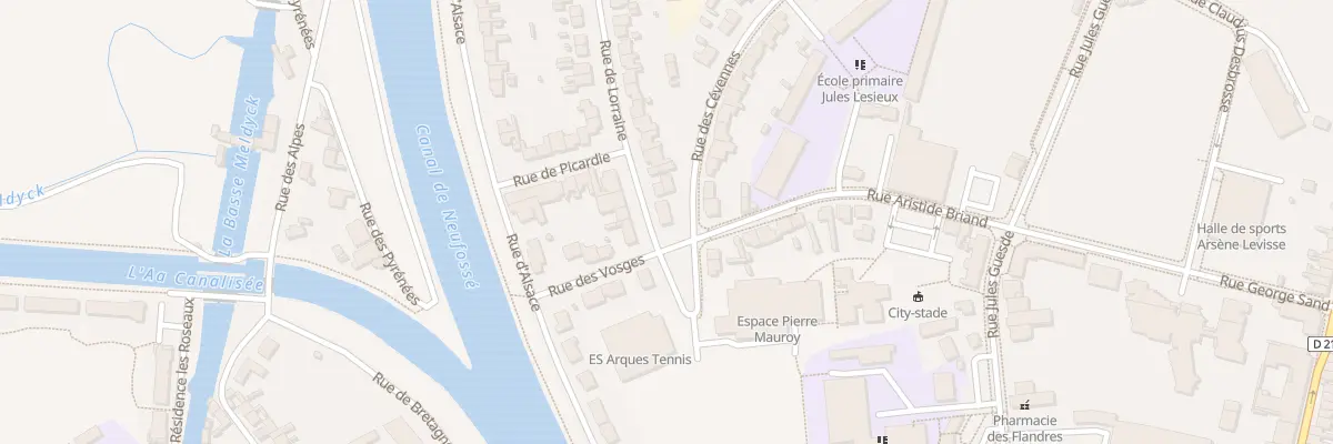Plan du 57B Rue de Lorraine à Arques