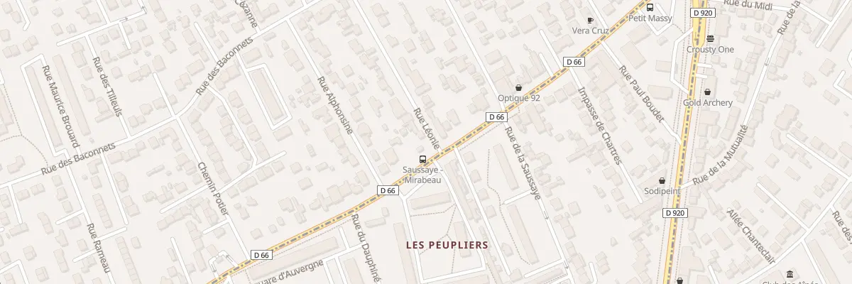 Plan du 1 Rue Léonie à Antony